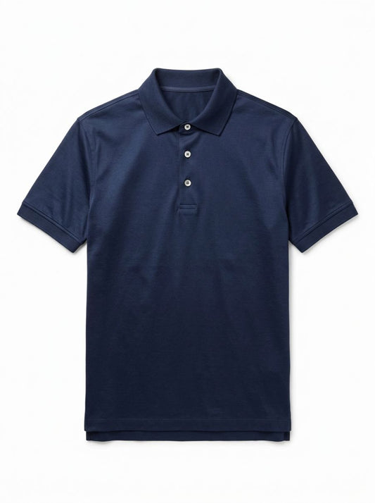 Mercerized Cotton Polo Shirt