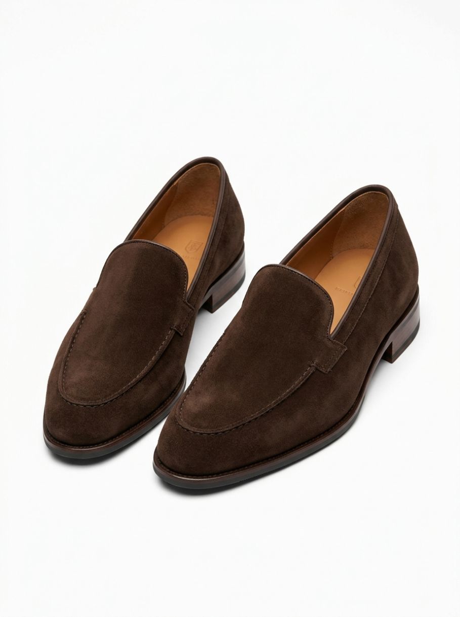 Suede Minimalist Loafers